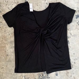 Open Back Twist Top, NWT, Size Medium